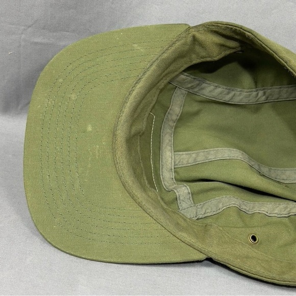 OBEY Propaganda Strapback Clip Hat Cap Green 5 panel Patch Skateboarding Unisex - Picture 8 of 11